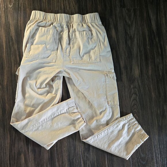 GAP Women's Straight Leg Cotton Khaki Cargo Pull-On Pants SIZE S - Picture 2 of 5